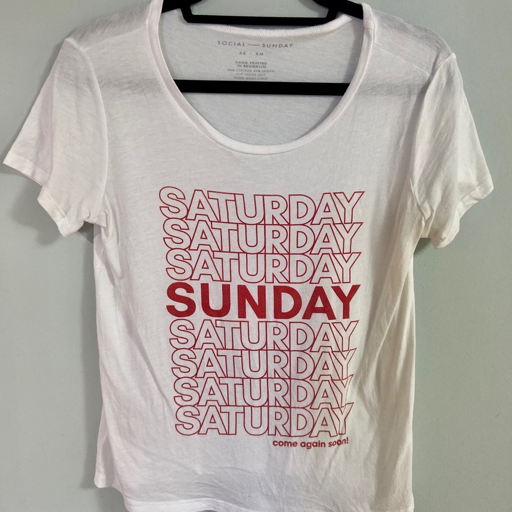 Saturday Sunday Graphic Tee